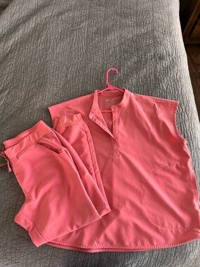 Figs Women's Scrub set in Desert Rose